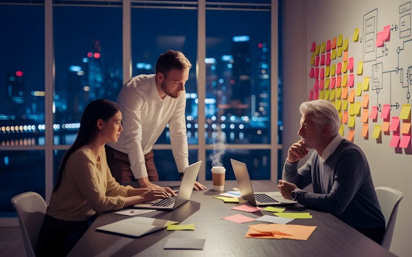 Professional investment consultation and financial planning meeting